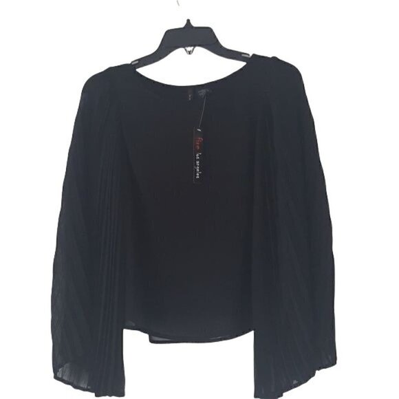 Pleated Wide Sleeve Blouse sz xs - Picture 1 of 5